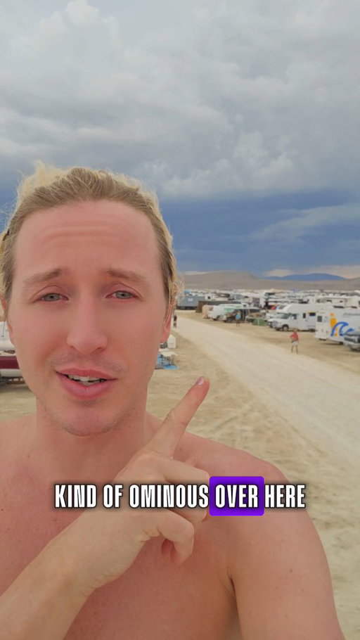 ✨ WEATHER UPDATE FROM BURNING MAN • Part 4 ✨
Monday was forecasted to bring another major storm — but what actually happened? 🌧️ Yes, we got a bit of rain, but nothing close to what was anticipated. Instead, the playa gifted us with a breathtaking firework show before we headed out on a magical nighttime adventure. 🎆🌌

Participant safety remains fully supported and under control here, and the spirit of Burning Man continues to shine as we embrace everything the playa brings our way. 💫

Stay tuned for more updates throughout the week, and remember to check the BRC Dashboard for the latest official info.

📹 This footage is copyrighted.