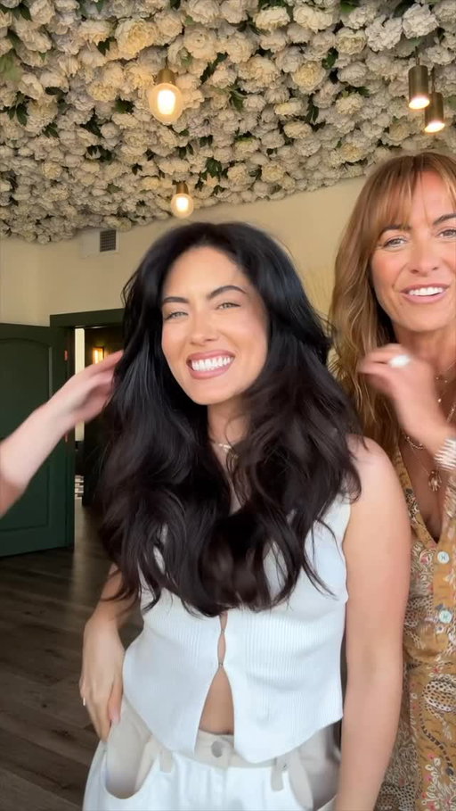 learned something NEW for my hair styling routine thanks to a super fun @airbnb experience with @ninezeroone salon down in West HollywooOoOoD #AirbnbPartner
