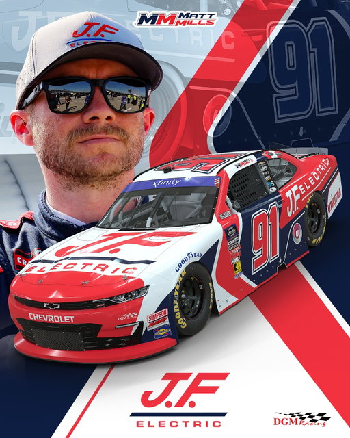 NEWS: @mattmillsracing will pilot the No. 91 at @jfelectricinc’s home track, @wwtraceway!

#NASCAR | @TeamChevy | #NuWay200