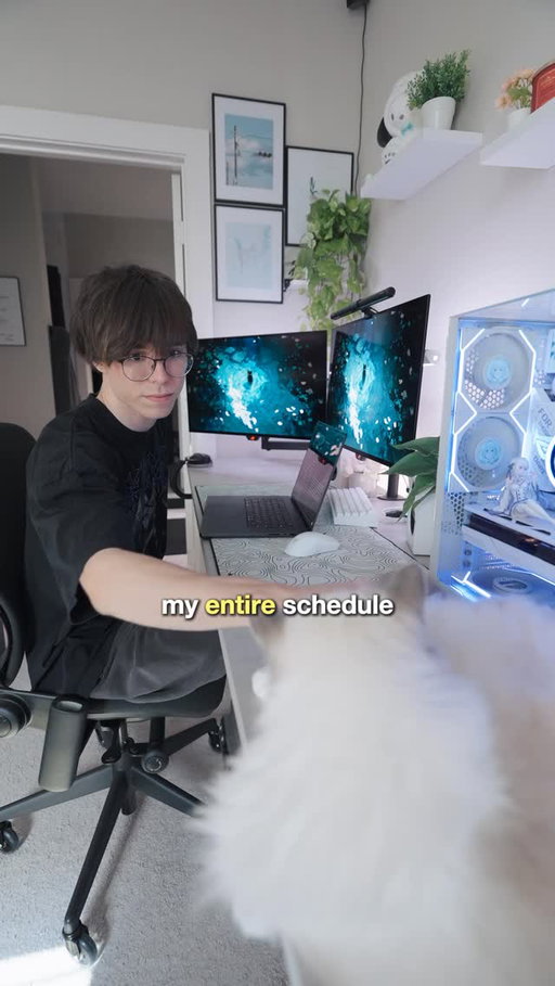 this is the morning routine of a high school dropout who just happened to be a full time content creator #lifestyle #vlog #morningroutine