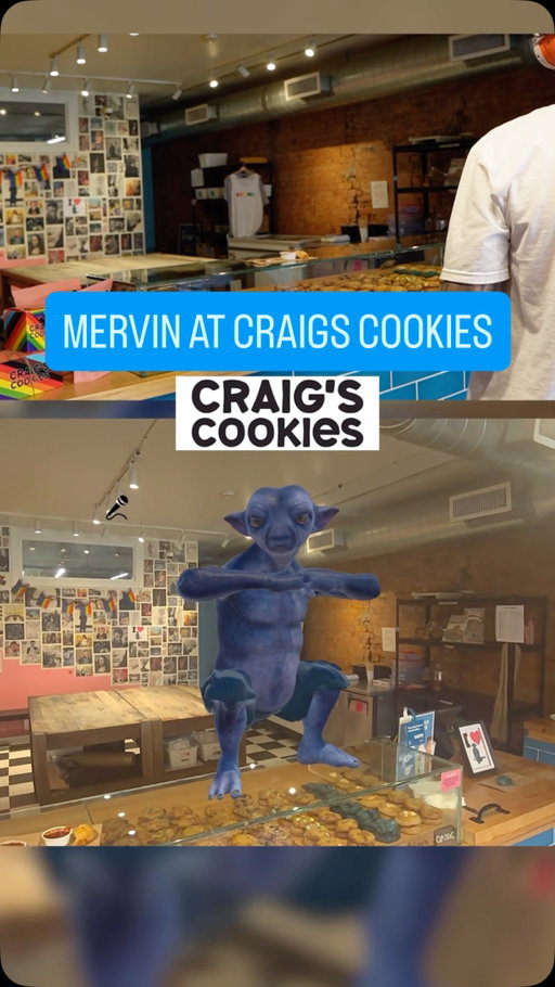 Had to burn a few calories after eating all of the Mervin cookies 👽🍪 #mervin #craigscookies #cookies #toronto #tykeai #ai