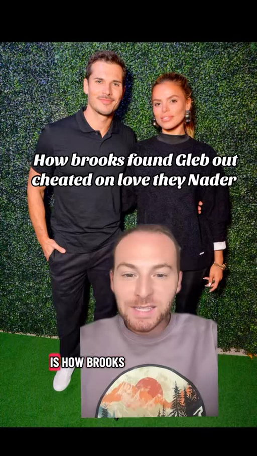 This is how the cheating scandal all unraveled on #LoveThyNader … what kills me is the disclaimer at the end of EVERY episode “Gleb denies all wrongdoings” I wonder how Gleb got his phone back or if he just bought a new one 😂 #dwts #brooks #gleb #dancingwiththestars