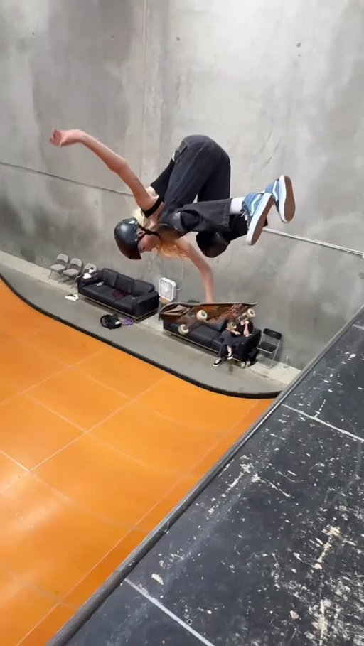 There is a widely accepted theory in skateboarding that the pressure of filming will make you bail.  So much so that videocameras were once referred to as “bailguns.” I don’t know but today seemed kinda odd; whenever I pointed my phone (camera) at someone, they did something extraordinary without falling. Here are four runs - nearly back to back - as proof: 
@tatecarew - Madonna disaster
@lillyerickson808 - kf Indy to varial flip Indy
@andymac720 - switch Airwalk to fakie x2
Yours truly - my first fs air revert in a very long time. I bailed many of these today before Andy turned the tables and filmed one.