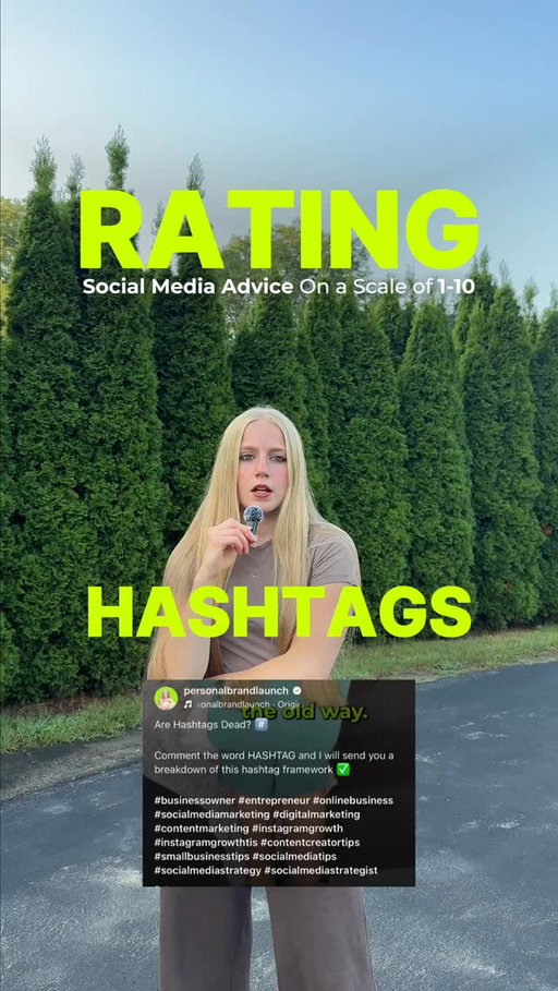 Rating Social Media Advice On a Scale of 1-10 🗣️

Follow me if you don’t hate growing on social as a business owner 😉