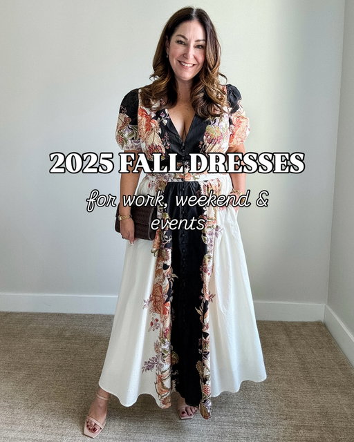 August is slipping away but that means FALL is right around the corner 🙌🏻 These fall dresses are perfect when the weather is still warm but those PSL vibes are hitting ya hard 🍂🎃

Like and comment TRM to get links to these and even MORE dresses I’m loving for fall! 

#FallFashionFinds #MidsizeStyle #FallEventOutfit #FallDress #FashionOver40