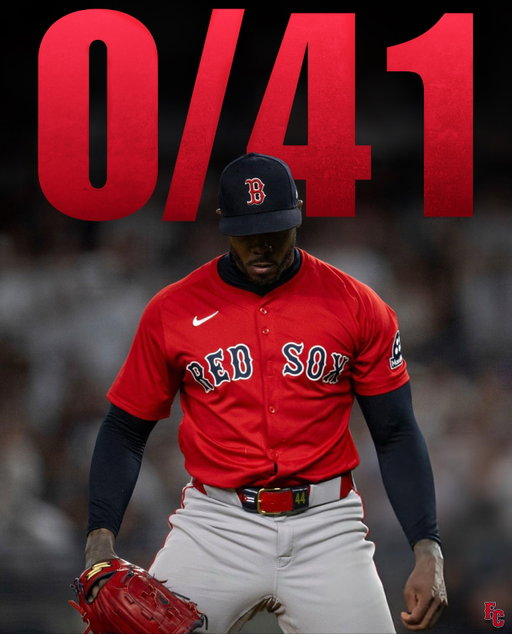 If you’re facing the Red Sox, you DO NOT want to see Aroldis Chapman walk out of that pen in the ninth 😳 

He has now set down FORTY-ONE CONSECUTIVE BATTERS, not allowing a single hit since July 23.

Chapman now has a season ERA of only 1.04, holding a .673 WHIP. He has struck out 74 in 54.0 innings, walking only 14. The All Star has pitched in 57 games this season, totaling 26 saves.

Chapman CONTINUES to be elite ⚡️ 
.
.
.
.
#redsox #fenwaycentral #mlb #mlbb #mlbnews #redsoxnews
#redsoxnation #aroldischapman #dodgers #mets #davidortiz #beisbol #yankees #baseballislife #miketrout #bostonstrong #redsoxbaseball