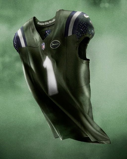 We were molded by these streets. We are Gotham City Football.  Our NFL Nike Rivalries Jersey is a nod to the late nights and long shadows in the city that made us who we are.  Full Collection Coming 9.10 Rivalries Game vs Miami Dolphins 12.7  Show them who you are.