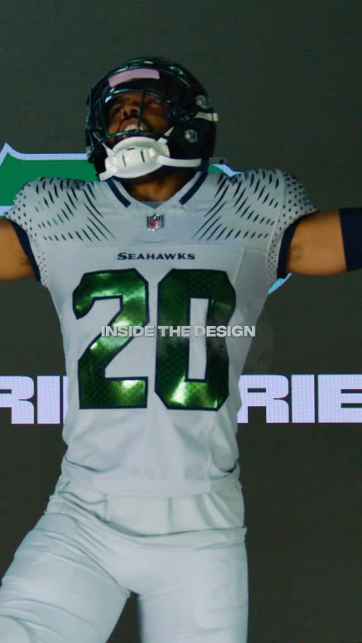Honoring the loudest fans in the game.

The innovative design introduces an Iridescent Green helmet and uniform accents, with soundwaves and 12 logos to reflect the noise that reverberates throughout the stadium on gamedays.

Explore the design. Link in bio.