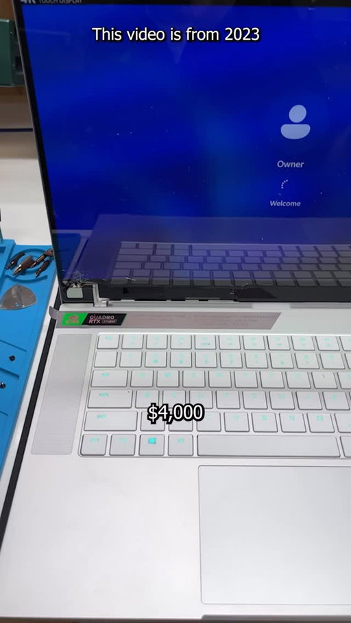 This video is from 2023 when I was a saner person, and details the process I had to go through to fix this Razer Blade Studio Advanced when it was traded into me with a broken screen. I’m re-uploading this video because this SAME laptop is back in my shop 2 years later with a dangerously bloated battery. I reached out to Razer and they say this is a “LEGACY” device and they don’t sell batteries for it anymore. And to reach out to a repair shop. I AM THE REPAIR SHOP. So off to eBay I go to get an aftermarket battery that will probably fail in 6 months and result in an angry customer! #tech #technology #pc #computer