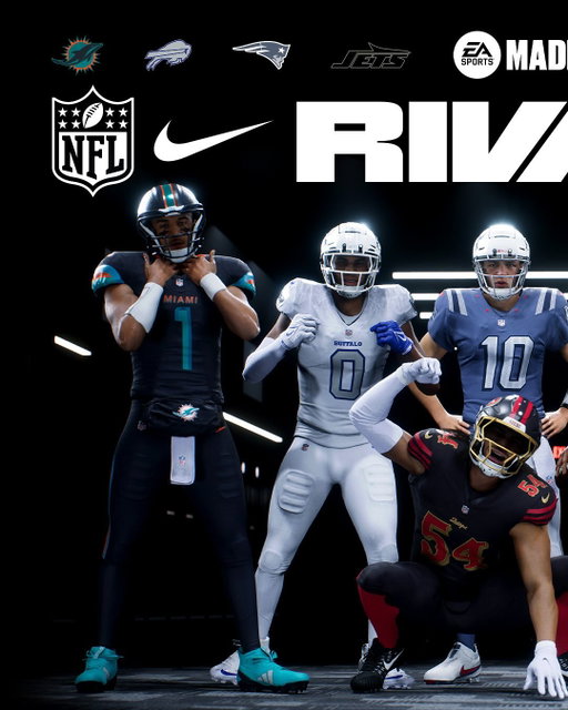 Rivalries run deep, @nfl x @nike Rivalries uniforms have officially landed in #Madden26

Before you see them on the gridiron, wear them today in Madden NFL 26! Link in bio for the full breakdown.