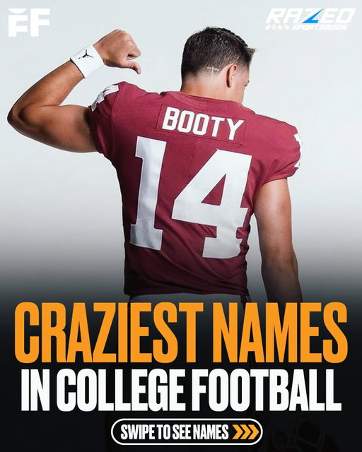 The craziest names in college football this season💯