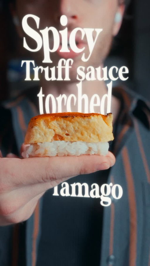 Today, I made egg sushi using TRUFF @sauce and @peteandgerrys eggs. It was delectable. #cinematic #egg #ElevatedEggsChallenge