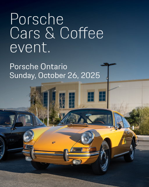 Calling All Porsche Owners – New and Classic. You’re invited to join us for our much-anticipated Classics and Coffee event at Porsche Ontario. 

Start your day surrounded by the beauty of Porsche vehicles from every era—vintage icons to the latest models—while enjoying a delicious breakfast.

Showcase your Porsche by registering your vehicle and connecting with fellow enthusiasts.

To secure your spot, kindly RSVP through the link in our bio. All Porsche years are welcome. 

Date: Sunday, October 26, 2025
Time: 8:00 AM
Location: Porsche Ontario

#porscheontario #carsandcoffee