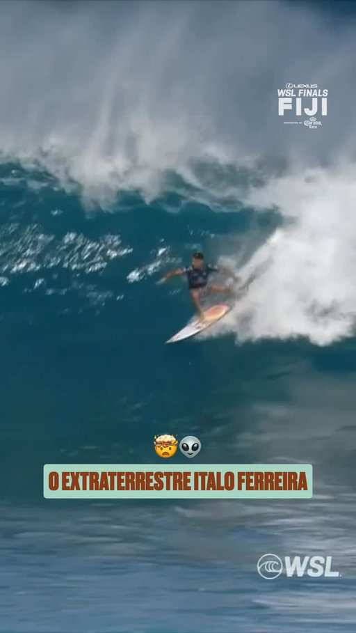 Como assim? 😱 O @italoferreira é absolutamente insano ‼️

Quando o assunto é tubo, independentemente se for pra direita ou pra esquerda, esse cara sempre é favorito. Já venceu Pipe, já venceu Teahupo’o, já fez história em The Box, em Backdoor… E, agora, tem a chance de conquistar o Bi em Fiji 🇧🇷

Quem aí tá confiante no 2° Título Mundial do BRABO? 😎

🏆 Já já conheceremos os Campeões Mundiais de Surfe de 2025

@LexusUSA #WSLFinalsFiji | @tourismfiji @corona cero