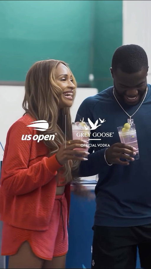 A drink with melon balls that look like tennis balls served by the man who hits tennis balls that look like melon balls. 
 
Get your own at Grand Central Wednesday, 8/27 - Friday, 8/29