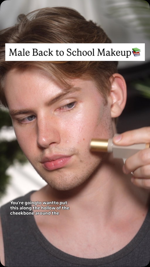Back to school makeup.. but for men🧔‍♂️Since the straight men found & LOVED my page :) Easy, 10 minute, universal routine - delivered to you with more ‘masculinity’ 🙂‍↕️😂What next??

#backtoschool #makeuptutorial #makeuphacks #malemakeup

Used @milkmakeup pore eclipse 
@tirtir_global concealer 
@anastasiabeverlyhills contour stick 
@essencemakeup Matte setting spray
@nyxcosmetics brow glue