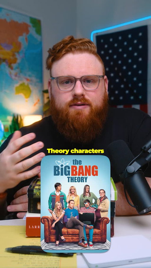 Thank you Big Band Theory for changing how I read