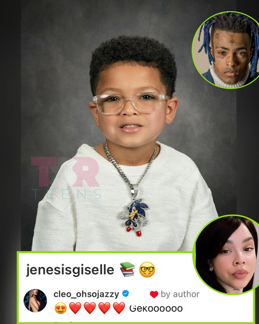 Awww! #JenisisGiselle shares new school pictures of her and #XXXTentacion’s baby boy #Gekyume 🩵📚 (✍🏾: #TSRStaffTC)