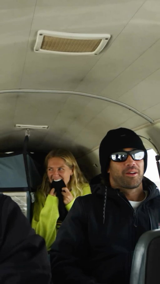Dream team clear for take off. ⁠
⁠
@stephaniegilmore, @mfanno and @cocom4debarrelkilla taking off for the latest installment of #TheSearch.⁠
⁠
Stay tuned for more...