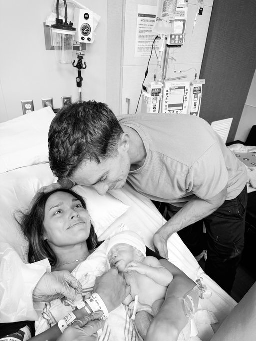 The next chapter begins 🩵 Say hello to Charlie Colton Chewning 🧸 We love you so much already