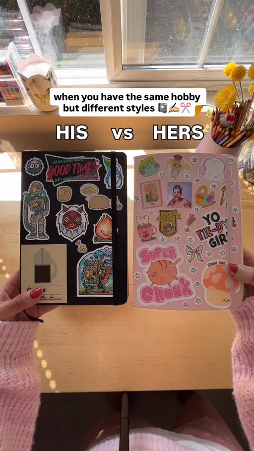 Same hobby, different font? Proof that there are no rules to journaling and you can make it whatever you want it to be! Also proof that I am willing to find any excuse to recreate Taylor’s caption 😂🧡 except my version would be when your art teacher and math teacher get married 🤭🎨📐

PS: my journal ecosystem I show in the video is not fully accurate!!! I actually have way more 😅

📓journals: @leuchtturm1917usa @paperageofficial 
✍🏼 pens: @sharpie S gel, @uniballco Signo 
artist’s loft pens from @michaelsstores 
🎨colored pencils: @crayola 
✏️pencil: @paper_mate 
❤️ stickers: @redbubble @happyolivestudio and stickers from friends and markets! 
🕯️candle: @walgreens 
🖼️magnet photo frame: @pictaphotoapp 

follow along for more journal inspiration, journal ideas for beginners, cozy hobbies, crafty hobby, cozy content, Crafts/DIY

#journal #journalinspiration #journalcommunity