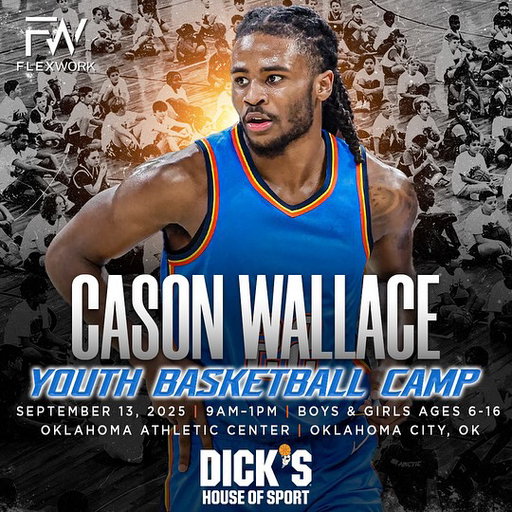 Oklahoma, I’m bringing the energy to my second annual youth camp with @Flexworkmgt! Can’t wait to hit the court with the generation. Sign up using the link in my bio!