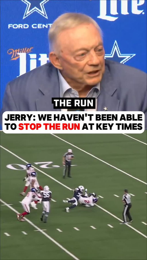 Run defense: Jerry’s version 🫥 

 (via DallasCowboys.com)

#NFL #DallasCowboys #MicahParsons #JerryJones
