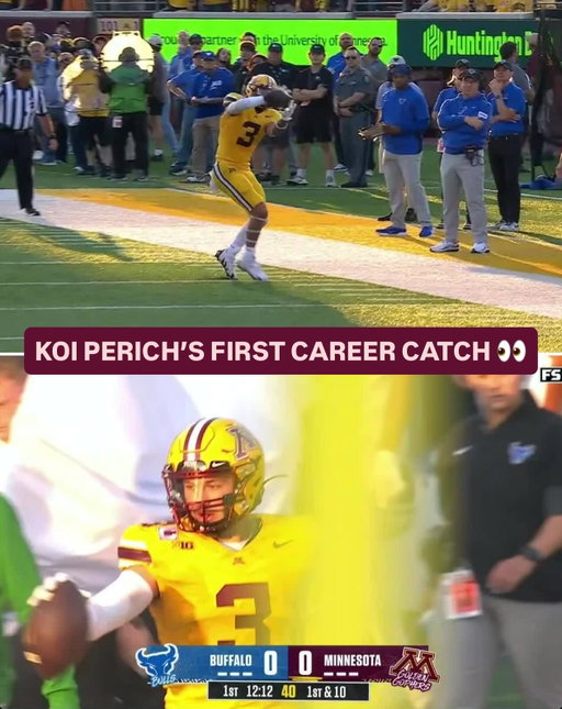 The safety-turned-two-way player’s first one would have been good in the @nfl 🤩
