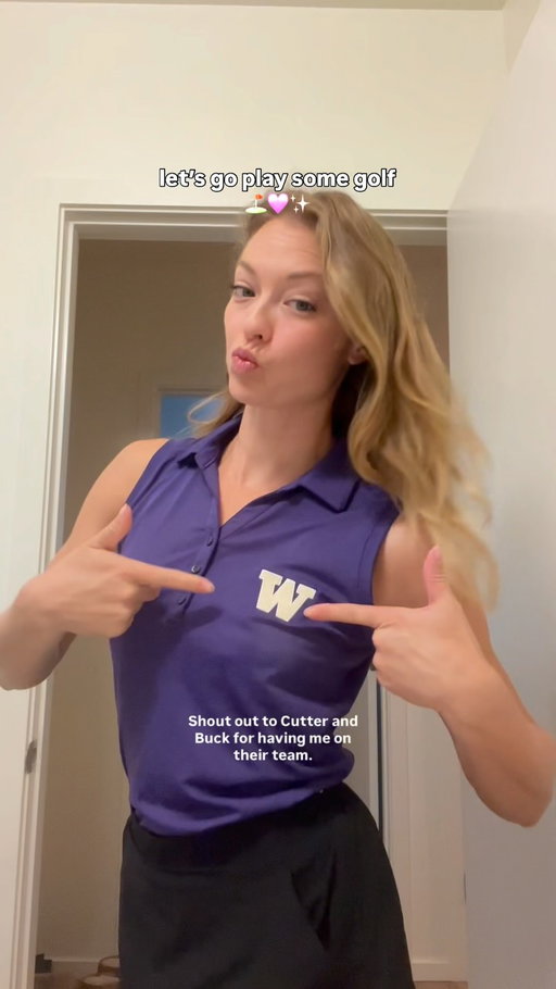 Go dawgs! 🐾💜
.
Had the best time playing in the Montlake Classic with @cutterandbuck in support of UW Athletics 🏌🏼‍♀️ It’s so fun moving back to my hometown and experiencing that seattle pride 💪 What a day :)
.
#golfgirl #seattlegolf #seattlewa #uw #cutterandbuck #girlswhogolf