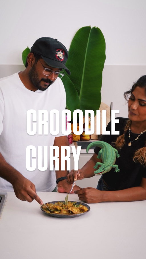 What does crocodile taste like?
Think chicken… if it spent its weekends lifting weights and swimming laps. 🐊💪
It’s lean, clean, and absolutely sings in this spiced-up curry.
Catch the recipe below — and yes, it is worth tracking down some croc for.

RECIPE
1 tbsp Coconut oil
1 Pandan leaf 
6 Curry leaves 
1 Onion chopped 
2 tsp Garlic 
2 tsp Ginger 
1 tsp Fennel seeds
1 Birds Eye chilli with a slit cut into it
1 tbsp Cumin powder
1 tbsp Coriander powder
2 tsp Turmeric powder
2 tsp Black pepper
1 tbsp Tamarind paste
400g Crocodile meat cut into pieces
2 tsp cooking salt
1 cup Coconut water
1 cup Coconut cream

Add some coconut oil, temper your spices and fry your aromatics, then add in your tamarind, and stir. Add your croc meat and coat it evenly in the paste, and fry for a minute or so, then add in your coconut water. Make sure the spices have loosened from the pan, and cook for a good 20 minutes. Add in the coconut cream and cook until the crocodile becomes tender and the coconut cream starts to split. This will take a good hour or so on a medium low heat. Season well with salt, and serve with rice, and a wedge of lime. 

#easyrecipes #chefrecipes #masterchefau #crocodile #crocodilerecipe #crocodilecurry #justinnarayan #deliciouscurry #cookwithminoli #darwin #northernterritory