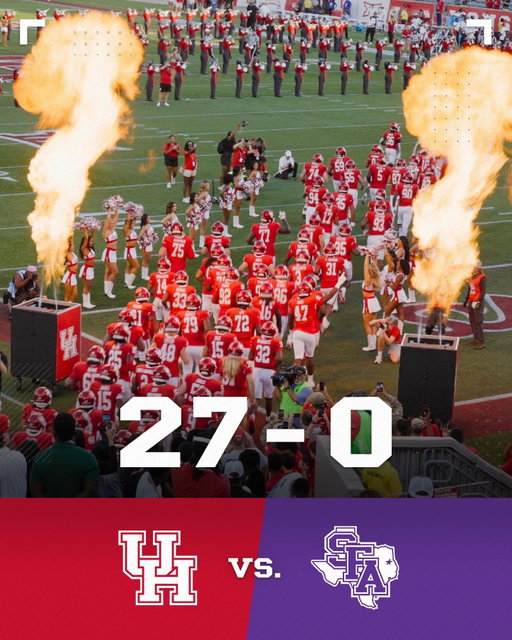 The Coogs shut out SFA in the season opener! 🔥🔥🔥