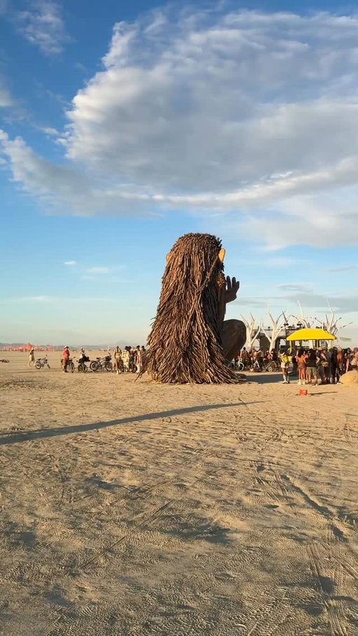 Sunset over Rose Wonders at Burning Man 🌅

#ThomasDambo #BurningMan2025 #ThomasDambo #DamboTrolls