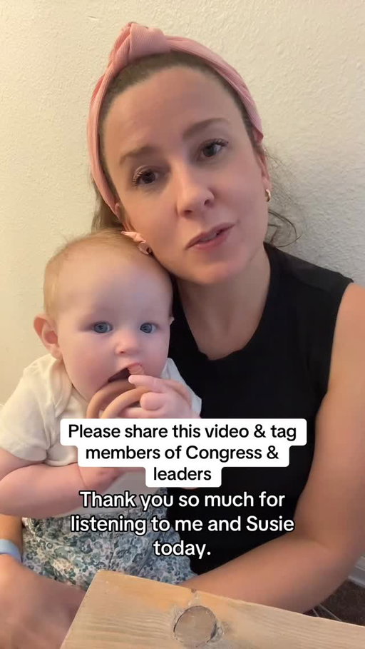 I talk about YOU in this video. I’ve been so moved by your compassion, strength & love. 🙏🏼 Thank you.

Please tag members of Congress, leaders and celebrities in the comments and share this video. There is a letter that members of Congress can sign to try and get formula, food and aid into Gaza. We have to try everything to thing to help. 

#gaza #msrachel #halfheartsforgaza #baby #babies #babiesofinstagram #moms #dogmomsofinstagram #mama #parents #dads #breastfeeding #formula #gazastarving #toddler #toddlers