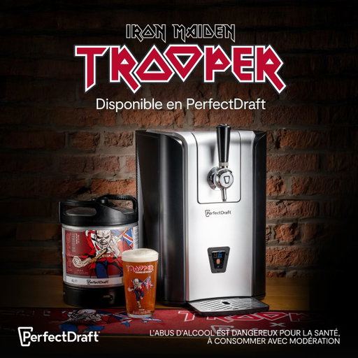 Un nouveau fût fait son entrée chez PerfectDraft ✨

Découvrez la Robinsons Trooper Original, une ale britannique créée par la brasserie Robinsons en collaboration avec le groupe Iron Maiden 🎸

Déjà disponible sur le site ! 🔥
➡️ lien du site dans la bio