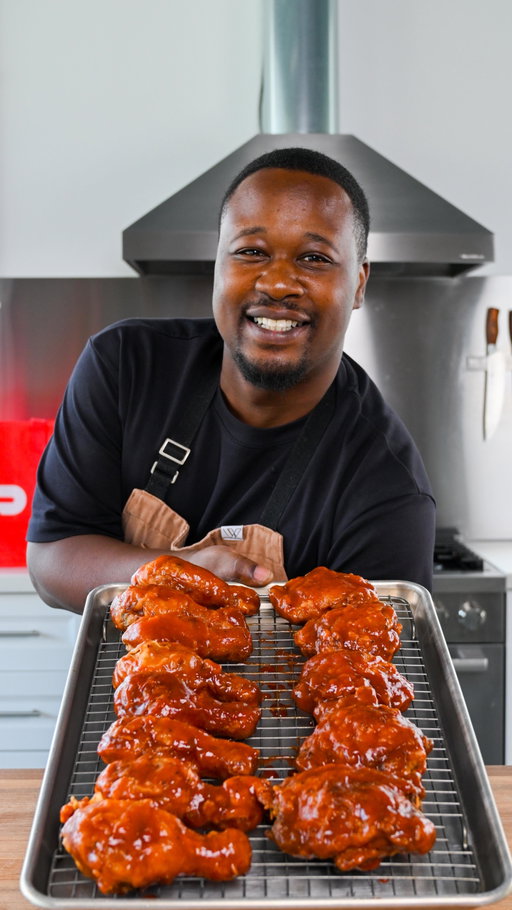 Barbie Fry Chicken — Jamaican style.
Crispy on the outside, juicy on the inside, finished in a rich jerk BBQ glaze. Bold flavor, no shortcuts.
I grabbed everything I needed from Real Canadian Superstore through DoorDash — quick, easy, and straight to my door. That way, I could focus on what I do best: the food.
@doordashca @realcanadiansuperstore

For the Chicken:
* 5 whole chicken legs (separated into drumsticks and thighs)
* 2 tablespoons dry jerk seasoning
* 1 tablespoon all-purpose seasoning
* 1 tablespoon green seasoning
* 2 teaspoons salt
* 1 teaspoon black pepper

For the Sauce:
* 1 cup ketchup
* 1 cup barbecue sauce
* 1 tablespoon green seasoning
* 1 tablespoon dry jerk seasoning
For Dredging:
* 3 cups all-purpose flour
* ½ cup water
For Frying:
* 1 liter vegetable oil
Method
1. Prepare the chicken Separate the chicken legs into individual drumsticks and thighs. Rinse and pat dry with paper towels. 
2. Season the chicken  In a large mixing bowl, add the chicken along with dry jerk seasoning, all-purpose seasoning, green seasoning, salt, and black pepper. Mix thoroughly to coat each piece evenly. Cover and let marinate for at least 1 hour or overnight for best results. 
3. Prepare the dredging station  In one bowl, add the flour. In a separate bowl, pour the water (you can add a tablespoon or two of the marinade for extra flavor if desired). 
4. Dredge the chicken  Take each piece of chicken and coat it in the flour, then dip it in the water, and return it to the flour for a second coat. Shake off excess and place on a tray. Let sit for 5–10 minutes to help the coating adhere. 
5. Heat the oil  In a deep pot or fryer, heat vegetable oil to 350°F (175°C). 
6. Fry the chicken  Fry the chicken in batches, being careful not to overcrowd the pot. Cook for approximately 10 minutes until golden brown and cooked through (internal temperature should reach 165°F or 74°C). Remove and drain on a wire rack or paper towels. 
7. Make the sauce  In a medium sized bowl, combine ketchup, barbecue sauce, green seasoning, and dry jerk seasoning. Stir to combine.
#doordashpartner #easyrecipes