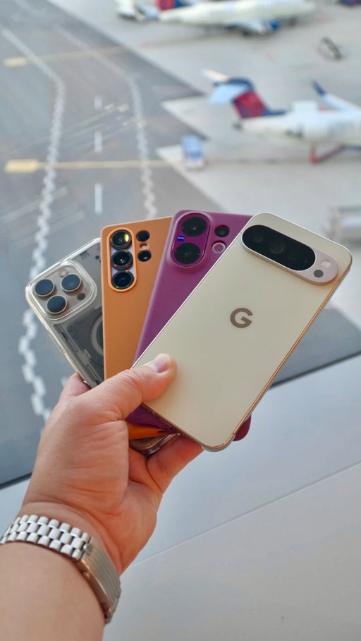Google Pixel 10 Pro XL vs Galaxy S25 Ultra vs iPhone 16 Pro Max vs Vivo V60 Camera Zoom Test before hopping on a @delta flight back home. Which smartphone did the best to clean up the details in the final photo? #tech #technology #google #googlepixel #pixel10proxl #pixel #googletester #samsung #samsunggalaxy #galaxy #galaxys25ultra #apple #iphone #shotoniphone #iphone16promax #vivo #vivov60 #reels #reelsinstagram #zoom #camera #travel #delta