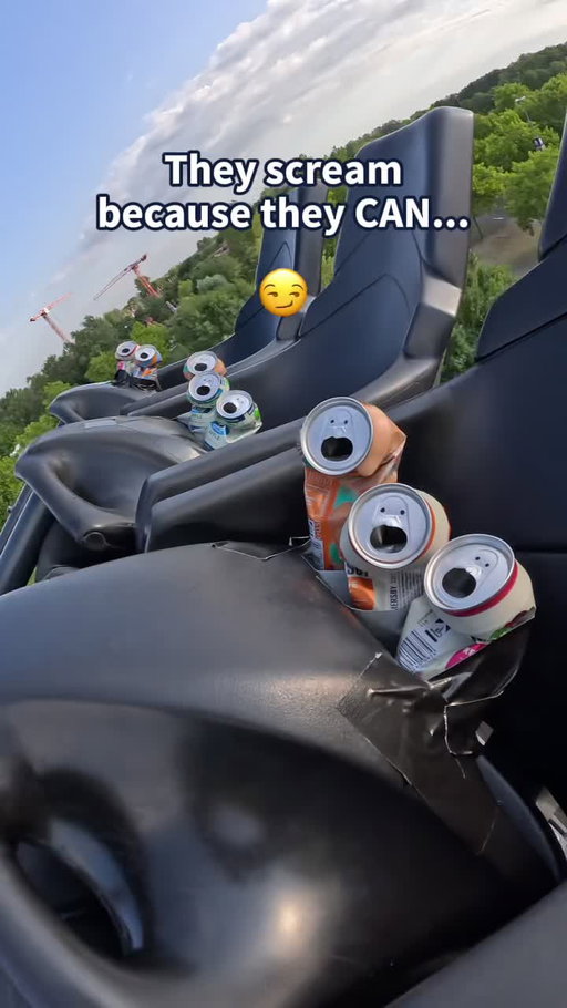 ...and it sounds Soda'm good! 🤪 #EuropaPark #rollercoaster #themepark #can #scream