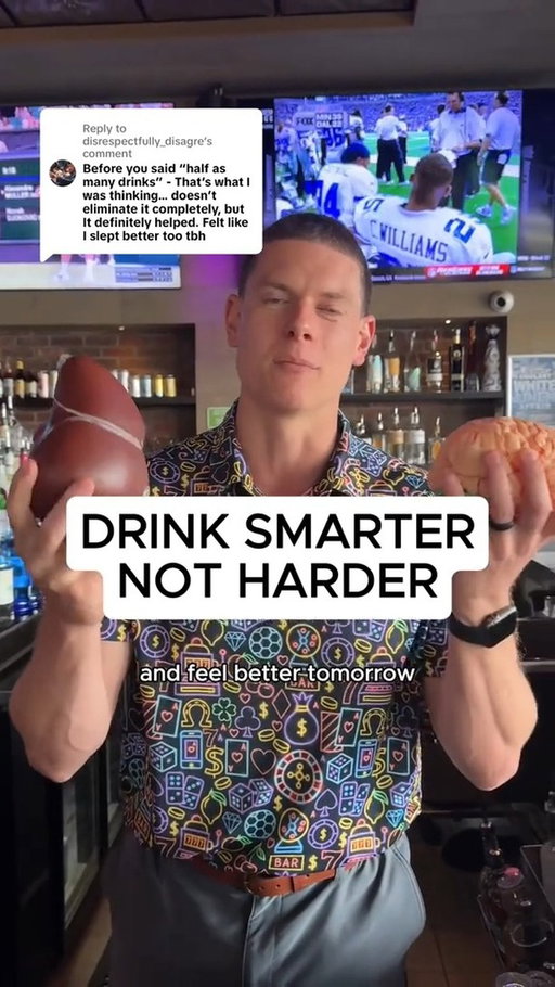 Drink smarter not harder! #Cheers #behindthebar #bartender #happyhourhacks #drinksmart  #DHM #restore