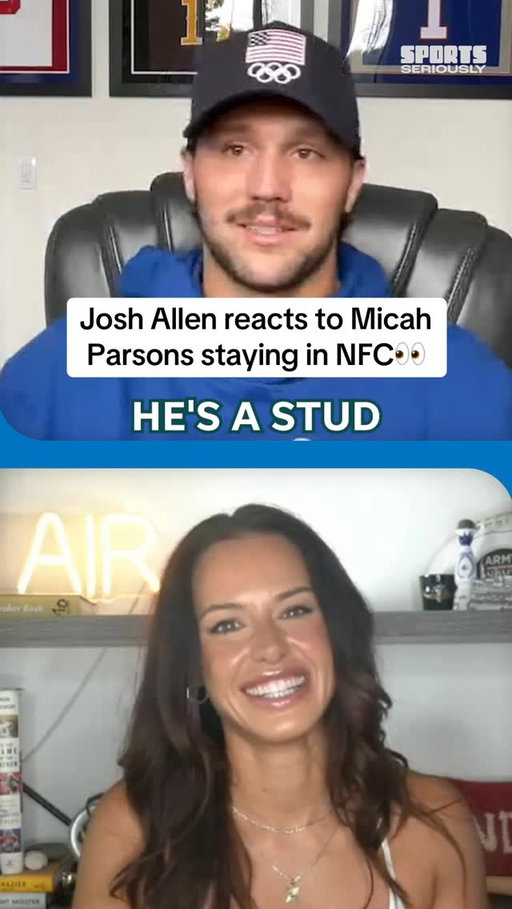 Josh is THRILLED about Micah Parsons staying in the NFC 😂 
•
•
•
#joshallen #micahparsons #buffalobills #billsmafia #greenbaypackers #packers #gopackgo #nfl #nflfootball