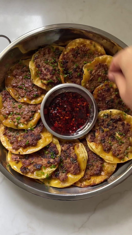 Easy no-fold dumplings: All the flavor, none of the fuss! ✨ Find the recipe linked in bio @groovyfoodiess