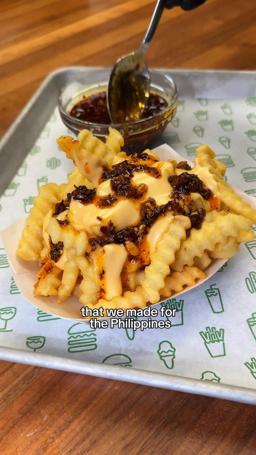 Crispy, spicy chili oil AND cheese? Say less. Serving these up in the Philippines right now! 🇵🇭
