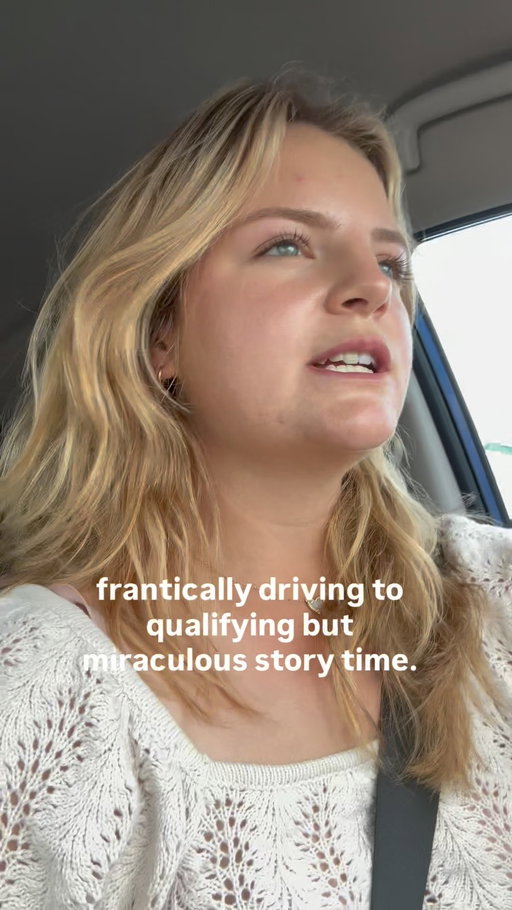 Miraculous frantic car story time. 

Always remember Psalm 34:18
The Lord is near to the brokenhearted
  and saves the crushed in spirit.

We are never too far away. 
Also, only God could work long TAMU campus walks for good 😂
