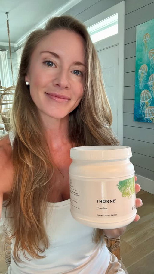 ✨ Strength is for everyone—so yes, women should absolutely take creatine! More of us are adding it to our routines and feeling stronger, more energetic, and sharper—because science backs it.

For years I have taken @thornehealth Creatine Monohydrate—it’s NSF‑Certified for Sport, ultra‑pure, easy to mix, and free from banned substances (trust matters). It supports lean muscle, enhances energy (ATP) production, boosts cognitive function, and even helps reduce injury risk and muscle cramps*. It’s one of the most extensively studied supplements out there, and as a woman, it’s been great for my mood, strength, and overall health. #StrongIsBeautiful #ThorneCreatine #WomenWhoLift