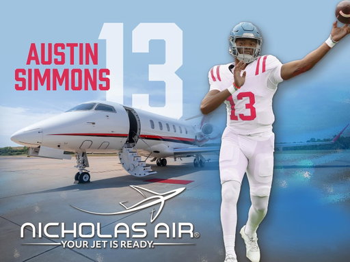 Proud to partner with Austin Simmons. Here’s to an amazing season!  Welcome to our team, @austnsimmons ✈️🏈
#YourJetIsReady