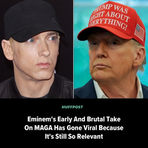 An old video of the “Real Slim Shady” rapper pointing out one of the most perplexing things about MAGA’s loyalty to Donald Trump has resurfaced.

Eminem admitted he wasn’t quite “sure how” to articulate what was bothering him about some Americans’ relationship with the failed real estate mogul and former reality TV star, but he eventually found the words. 

Link in bio 🔗