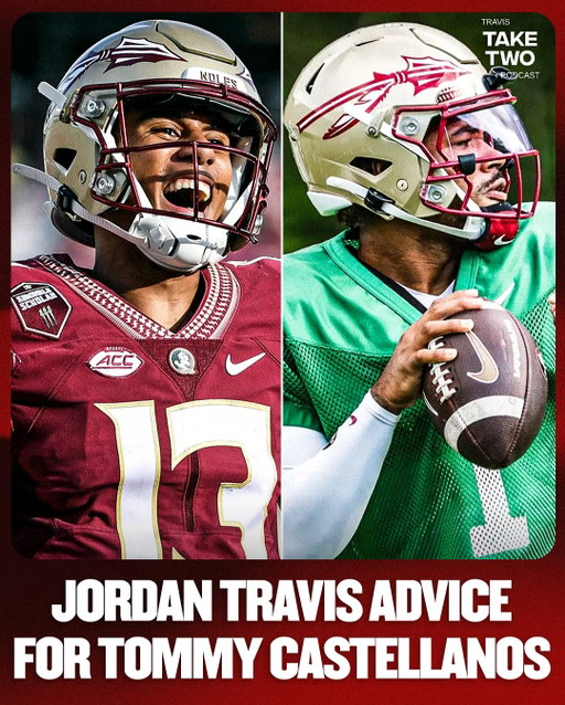 Jordan Travis offers Tommy Castellanos some advice ahead of the season 🤝

Full episode on our YT - link in bio 🍿

#travistaketwo