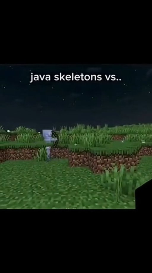Bedrock skeleton 💀#mc #minecraftfyp  #gaming #reel #minecraft #trending #edit #funny #meme #fyp #fypシ