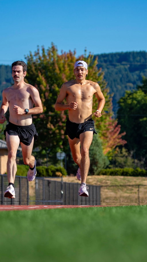 Running made cinematic 🥰 if anyone is a runner in the Bay Area and wants shots of them running hmu. I need to build out some more b-roll just to have for fun little edits. It was a blast shooting these superstars @mark.french_ and @rob_swoboda