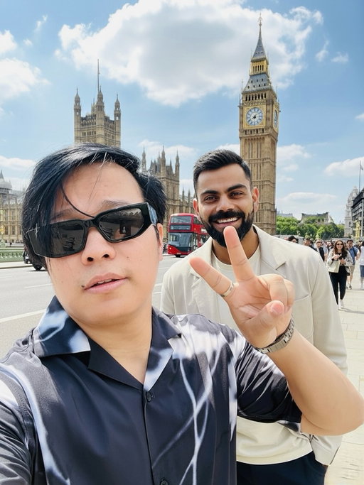 Spotted Virat Kohli in London
.
.
.
.
Haters will say AI hai😂