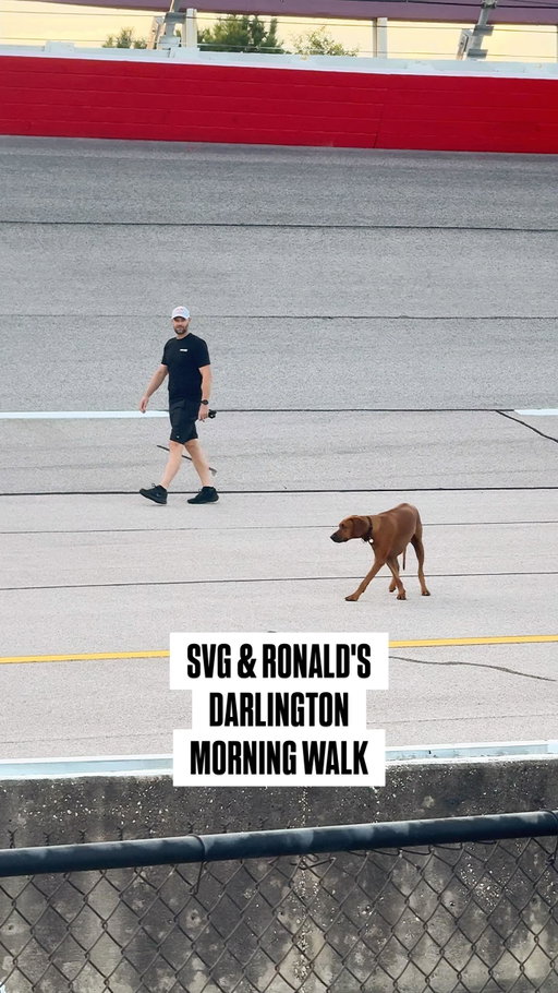 Ronald testing out different lines for dad
